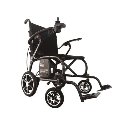 Silla de ruedas eléctrica con rueda trasera de 270 mm y rueda delantera de 165 mm núcleo de aleación de magnesio