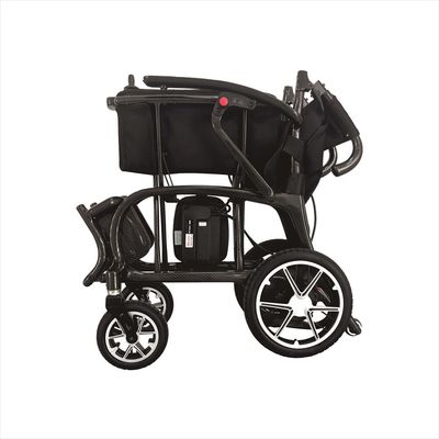Silla de ruedas eléctrica con frenado electromagnético y motor sin escobillas DC24V150W*2 Easy