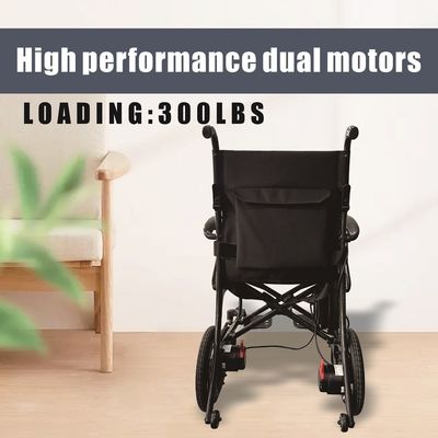 Silla de ruedas eléctrica con frenado electromagnético y motor sin escobillas DC24V150W*2 Easy