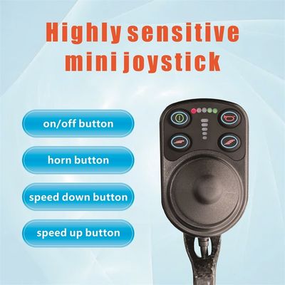 Silla de ruedas eléctrica con frenado electromagnético y motor sin escobillas DC24V150W*2 Easy