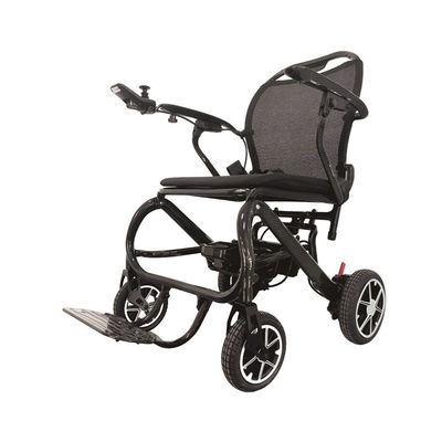Distancia de conducción de 10 km Silla de ruedas eléctrica con luces y motor sin escobillas DC24V200W*2