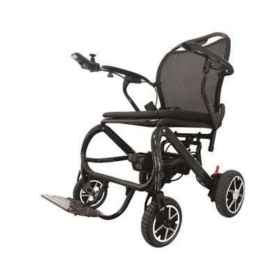 Conveniente silla de ruedas eléctrica totalmente automática con diseño ligero y velocidad de 6 km/h