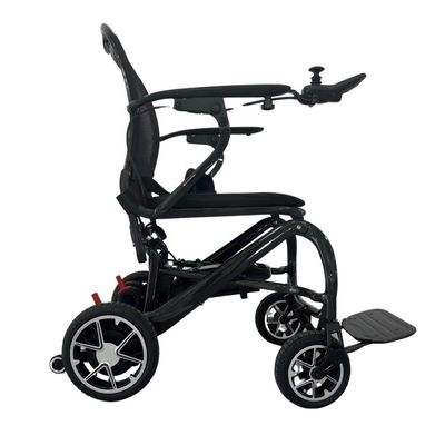 Silla de ruedas eléctrica plegable con 10 km de distancia de conducción y tamaño del asiento W460mm*D390mm