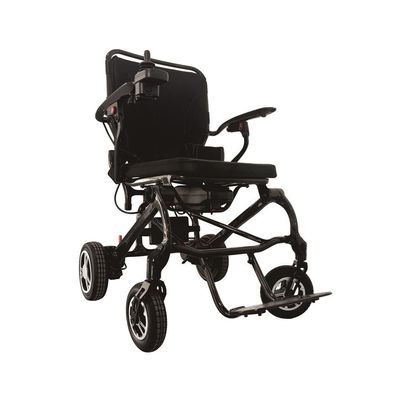Silla de ruedas eléctrica profesional con diseño plegable y motor sin escobillas DC24V200W*2