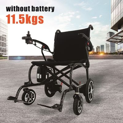 Silla de ruedas eléctrica con motor DC24V150W*2 y tamaño plegable 730mm*310mm*710mm