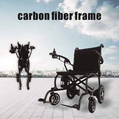 Silla de ruedas eléctrica con motor DC24V150W*2 y tamaño plegable 730mm*310mm*710mm