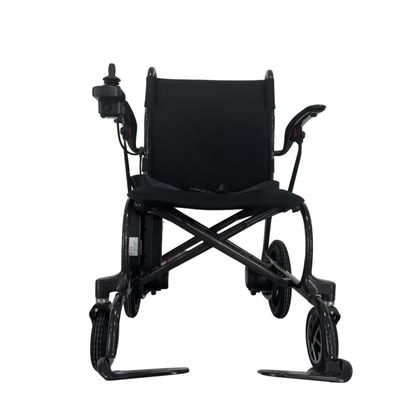 Silla de ruedas eléctrica hecha de material de fibra de carbono con asiento más ancho Tamaño de W510 * D415mm