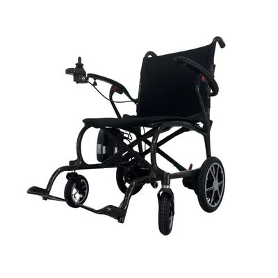 Silla de ruedas eléctrica de fibra de carbono profesional con velocidad de 6 km/h y peso ultraligero