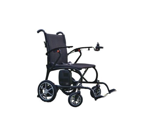 Silla de ruedas eléctrica de fibra de carbono profesional con velocidad de 6 km/h y peso ultraligero