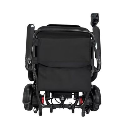 Silla de ruedas eléctrica de fibra de carbono ligera para discapacitados y discapacitados diseño plegable