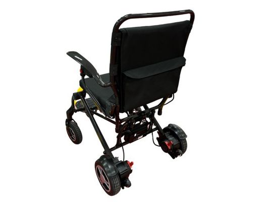 Silla de ruedas eléctrica de fibra de carbono ligera para discapacitados y discapacitados diseño plegable