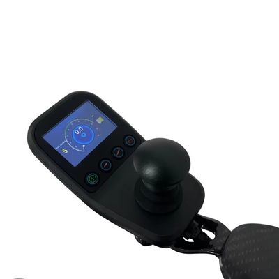 Movilidad sin esfuerzo 6km/h Velocidad Silla de ruedas eléctrica plegable de fibra de carbono profesional