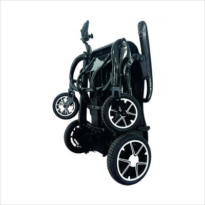 Silla de ruedas eléctrica con ruedas de aleación de magnesio de 230 mm/180 mm y rango de conducción de 10 km