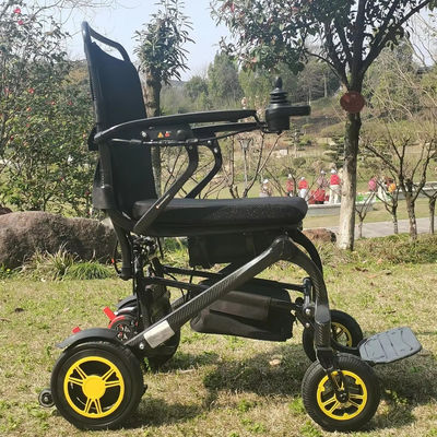 Viajes para discapacitados y ancianos con silla de ruedas eléctrica de fibra de carbono