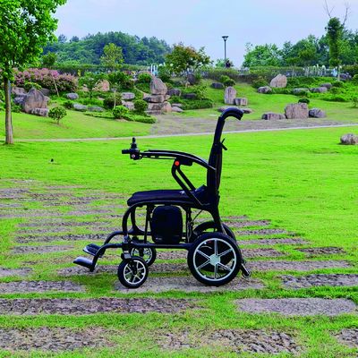 300 libras de seguridad de carga silla de ruedas con motor sin escobillas de fibra de carbono