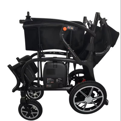 Silla de ruedas de scooter eléctrico con diseño plegable ligero y tamaño del asiento W510*D415mm