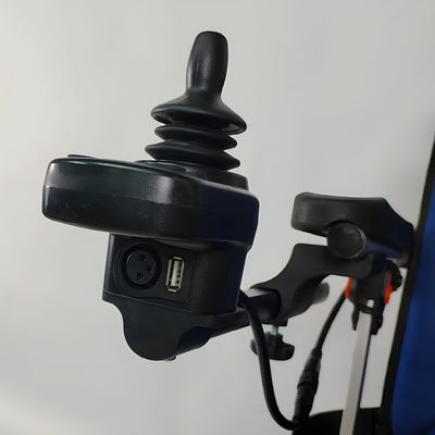 Silla de ruedas de aluminio de alta durabilidad con velocidad de 6 km/h y tamaño del asiento W420*D400mm