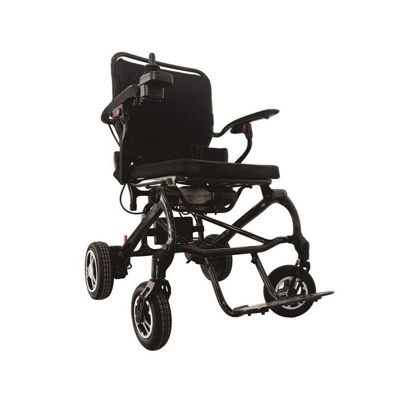 Sillones de ruedas de movilidad eléctrica para discapacitados 215 mm Rueda trasera y núcleo de aleación de magnesio