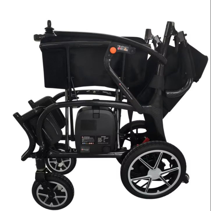 Silla de ruedas de scooter eléctrico con diseño plegable ligero y tamaño del asiento W510*D415mm